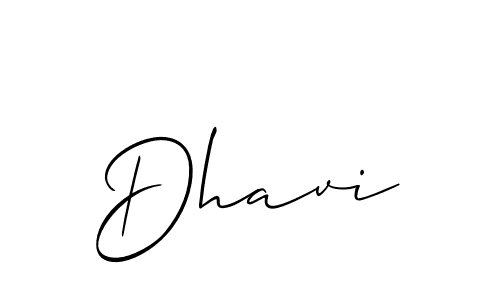 Make a beautiful signature design for name Dhavi. Use this online signature maker to create a handwritten signature for free. Dhavi signature style 2 images and pictures png