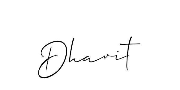 Make a beautiful signature design for name Dhavit. Use this online signature maker to create a handwritten signature for free. Dhavit signature style 2 images and pictures png