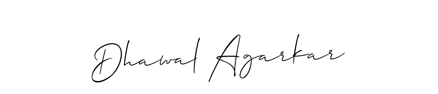 Also You can easily find your signature by using the search form. We will create Dhawal Agarkar name handwritten signature images for you free of cost using Allison_Script sign style. Dhawal Agarkar signature style 2 images and pictures png