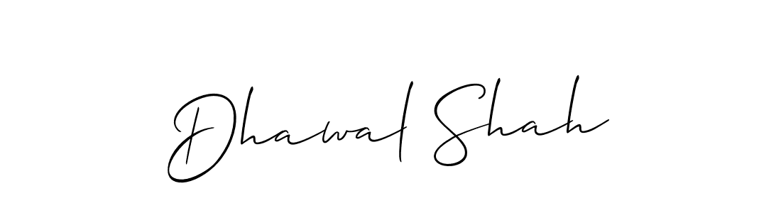 Also You can easily find your signature by using the search form. We will create Dhawal Shah name handwritten signature images for you free of cost using Allison_Script sign style. Dhawal Shah signature style 2 images and pictures png