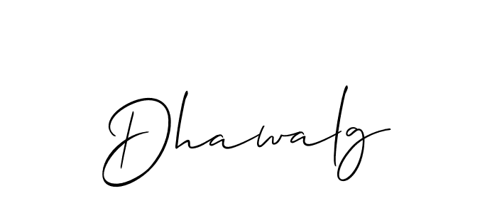How to Draw Dhawalg signature style? Allison_Script is a latest design signature styles for name Dhawalg. Dhawalg signature style 2 images and pictures png