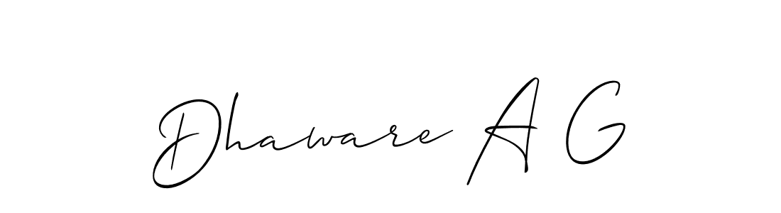 This is the best signature style for the Dhaware A G name. Also you like these signature font (Allison_Script). Mix name signature. Dhaware A G signature style 2 images and pictures png