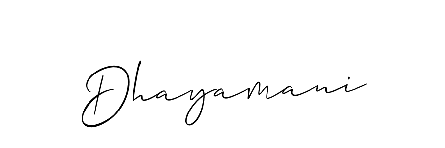 How to Draw Dhayamani signature style? Allison_Script is a latest design signature styles for name Dhayamani. Dhayamani signature style 2 images and pictures png