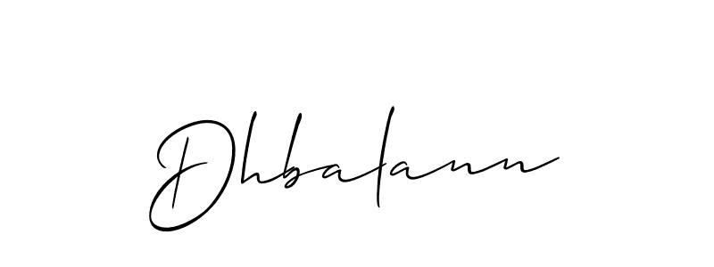 Allison_Script is a professional signature style that is perfect for those who want to add a touch of class to their signature. It is also a great choice for those who want to make their signature more unique. Get Dhbalann name to fancy signature for free. Dhbalann signature style 2 images and pictures png