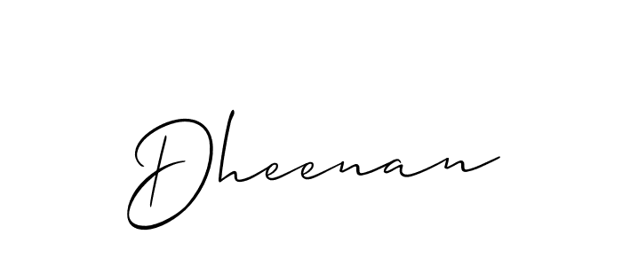 Dheenan stylish signature style. Best Handwritten Sign (Allison_Script) for my name. Handwritten Signature Collection Ideas for my name Dheenan. Dheenan signature style 2 images and pictures png