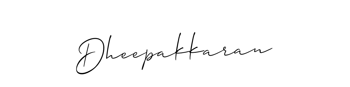 You should practise on your own different ways (Allison_Script) to write your name (Dheepakkaran) in signature. don't let someone else do it for you. Dheepakkaran signature style 2 images and pictures png