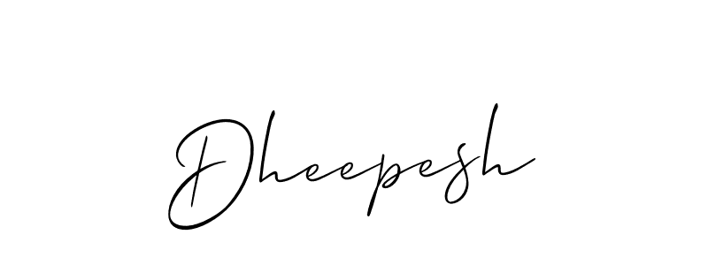 You should practise on your own different ways (Allison_Script) to write your name (Dheepesh) in signature. don't let someone else do it for you. Dheepesh signature style 2 images and pictures png