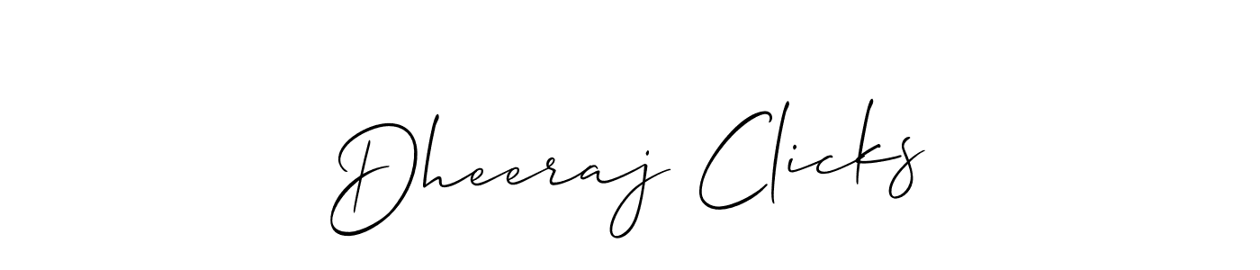 Make a beautiful signature design for name Dheeraj Clicks. Use this online signature maker to create a handwritten signature for free. Dheeraj Clicks signature style 2 images and pictures png