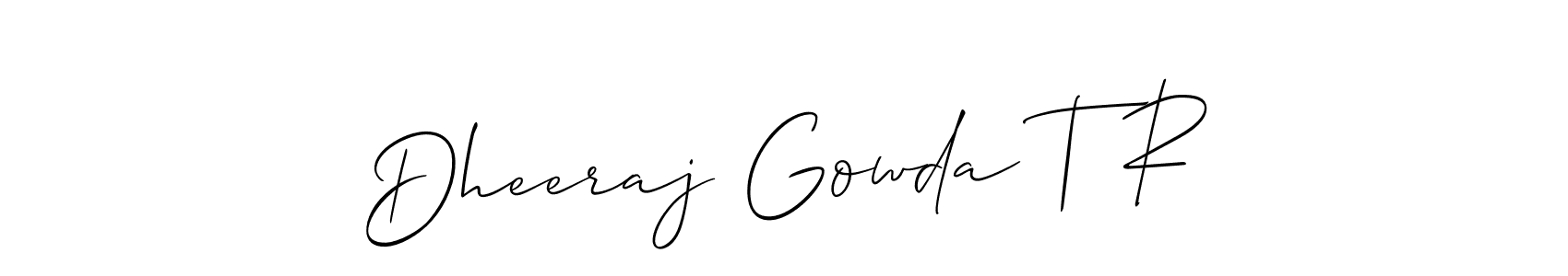 Here are the top 10 professional signature styles for the name Dheeraj Gowda T R. These are the best autograph styles you can use for your name. Dheeraj Gowda T R signature style 2 images and pictures png