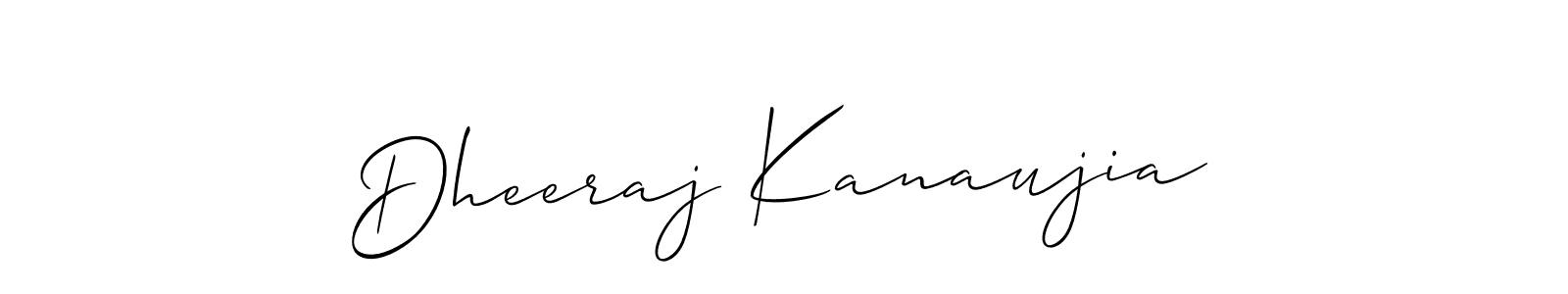 Make a beautiful signature design for name Dheeraj Kanaujia. Use this online signature maker to create a handwritten signature for free. Dheeraj Kanaujia signature style 2 images and pictures png