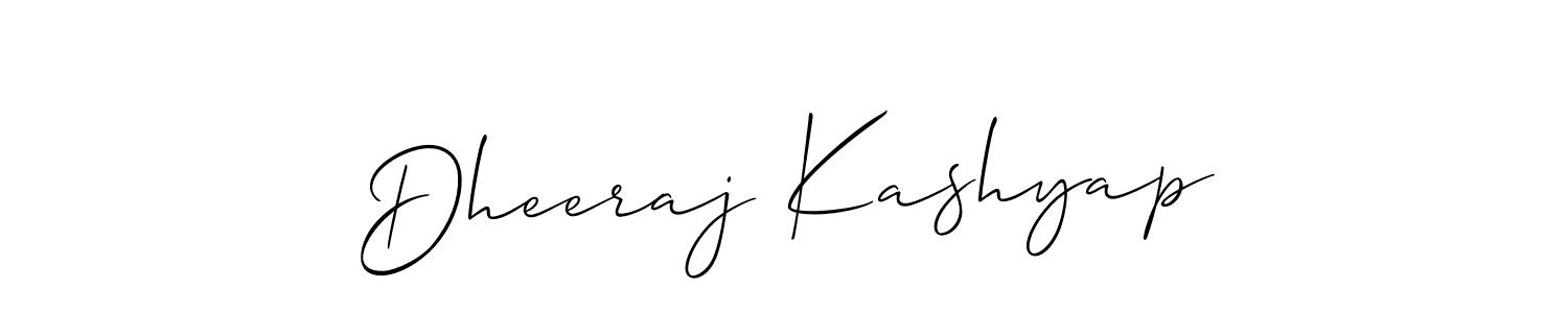 Make a beautiful signature design for name Dheeraj Kashyap. Use this online signature maker to create a handwritten signature for free. Dheeraj Kashyap signature style 2 images and pictures png