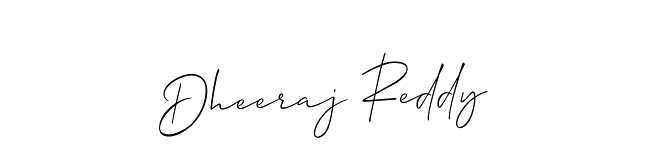 Design your own signature with our free online signature maker. With this signature software, you can create a handwritten (Allison_Script) signature for name Dheeraj Reddy. Dheeraj Reddy signature style 2 images and pictures png