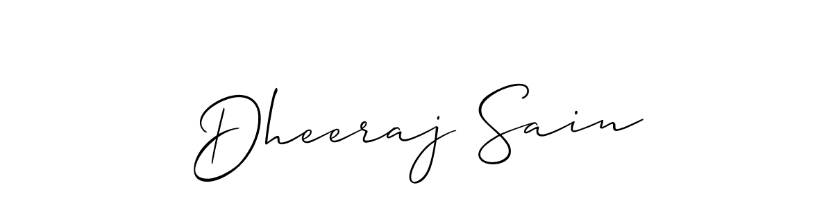 Best and Professional Signature Style for Dheeraj Sain. Allison_Script Best Signature Style Collection. Dheeraj Sain signature style 2 images and pictures png
