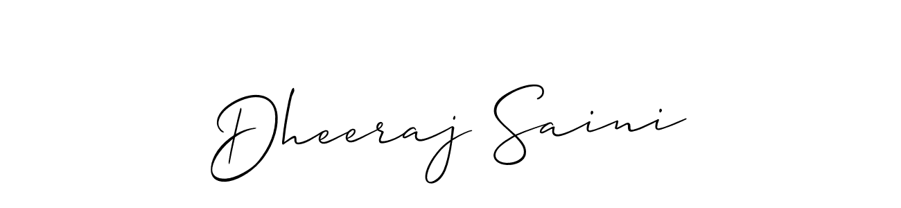 Once you've used our free online signature maker to create your best signature Allison_Script style, it's time to enjoy all of the benefits that Dheeraj Saini name signing documents. Dheeraj Saini signature style 2 images and pictures png