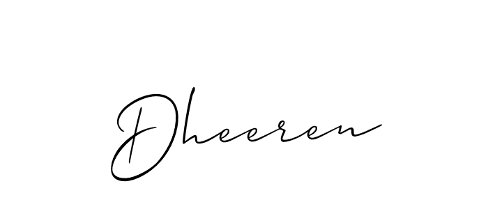 Use a signature maker to create a handwritten signature online. With this signature software, you can design (Allison_Script) your own signature for name Dheeren. Dheeren signature style 2 images and pictures png