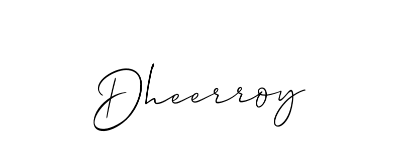 Make a beautiful signature design for name Dheerroy. Use this online signature maker to create a handwritten signature for free. Dheerroy signature style 2 images and pictures png