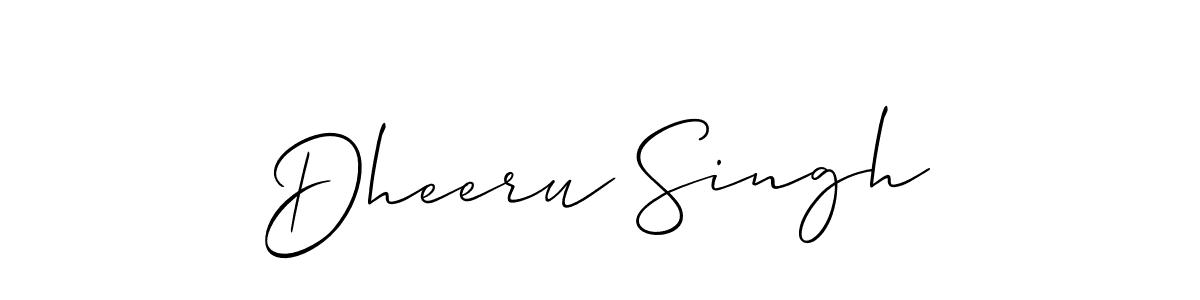 The best way (Allison_Script) to make a short signature is to pick only two or three words in your name. The name Dheeru Singh include a total of six letters. For converting this name. Dheeru Singh signature style 2 images and pictures png