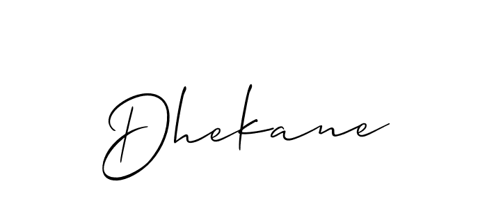 Make a beautiful signature design for name Dhekane. Use this online signature maker to create a handwritten signature for free. Dhekane signature style 2 images and pictures png