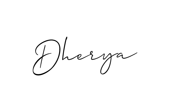 How to Draw Dherya signature style? Allison_Script is a latest design signature styles for name Dherya. Dherya signature style 2 images and pictures png