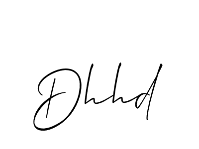 How to Draw Dhhd signature style? Allison_Script is a latest design signature styles for name Dhhd. Dhhd signature style 2 images and pictures png