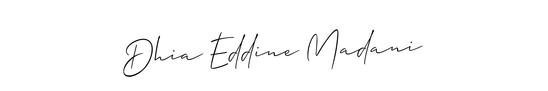 Once you've used our free online signature maker to create your best signature Allison_Script style, it's time to enjoy all of the benefits that Dhia Eddine Madani name signing documents. Dhia Eddine Madani signature style 2 images and pictures png