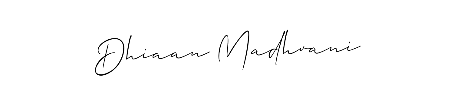 Check out images of Autograph of Dhiaan Madhvani name. Actor Dhiaan Madhvani Signature Style. Allison_Script is a professional sign style online. Dhiaan Madhvani signature style 2 images and pictures png