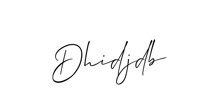 Similarly Allison_Script is the best handwritten signature design. Signature creator online .You can use it as an online autograph creator for name Dhidjdb. Dhidjdb signature style 2 images and pictures png