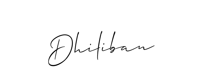 Best and Professional Signature Style for Dhiliban. Allison_Script Best Signature Style Collection. Dhiliban signature style 2 images and pictures png