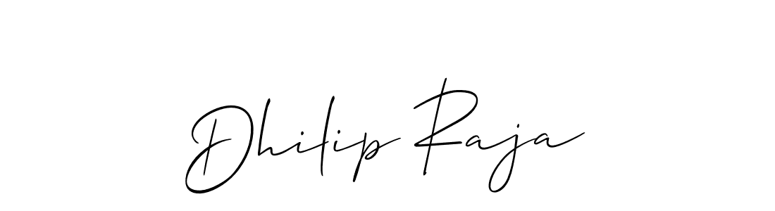How to Draw Dhilip Raja signature style? Allison_Script is a latest design signature styles for name Dhilip Raja. Dhilip Raja signature style 2 images and pictures png