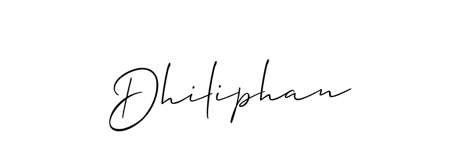 if you are searching for the best signature style for your name Dhiliphan. so please give up your signature search. here we have designed multiple signature styles  using Allison_Script. Dhiliphan signature style 2 images and pictures png