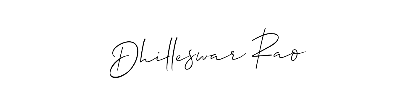 See photos of Dhilleswar Rao official signature by Spectra . Check more albums & portfolios. Read reviews & check more about Allison_Script font. Dhilleswar Rao signature style 2 images and pictures png