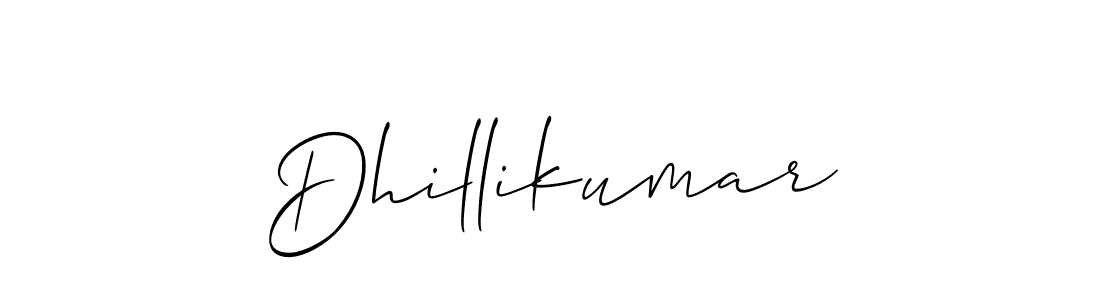 It looks lik you need a new signature style for name Dhillikumar. Design unique handwritten (Allison_Script) signature with our free signature maker in just a few clicks. Dhillikumar signature style 2 images and pictures png