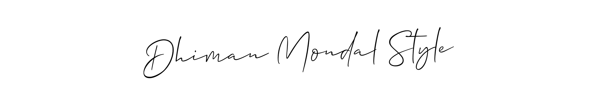You can use this online signature creator to create a handwritten signature for the name Dhiman Mondal Style. This is the best online autograph maker. Dhiman Mondal Style signature style 2 images and pictures png