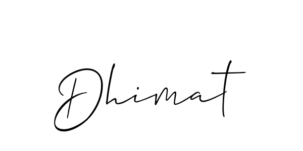 Once you've used our free online signature maker to create your best signature Allison_Script style, it's time to enjoy all of the benefits that Dhimat name signing documents. Dhimat signature style 2 images and pictures png