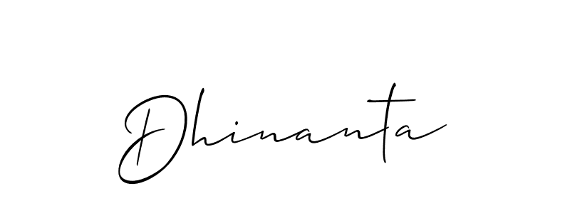 if you are searching for the best signature style for your name Dhinanta. so please give up your signature search. here we have designed multiple signature styles  using Allison_Script. Dhinanta signature style 2 images and pictures png