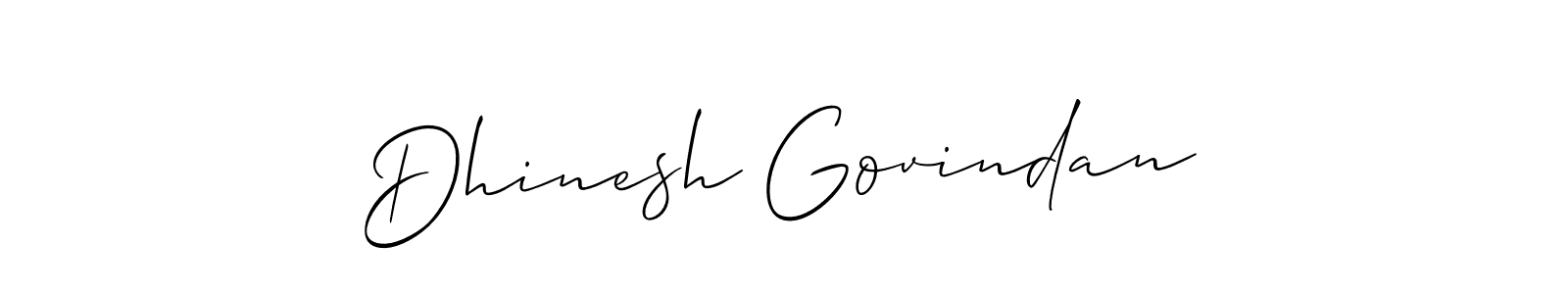Make a beautiful signature design for name Dhinesh Govindan. Use this online signature maker to create a handwritten signature for free. Dhinesh Govindan signature style 2 images and pictures png