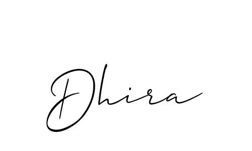 It looks lik you need a new signature style for name Dhira. Design unique handwritten (Allison_Script) signature with our free signature maker in just a few clicks. Dhira signature style 2 images and pictures png