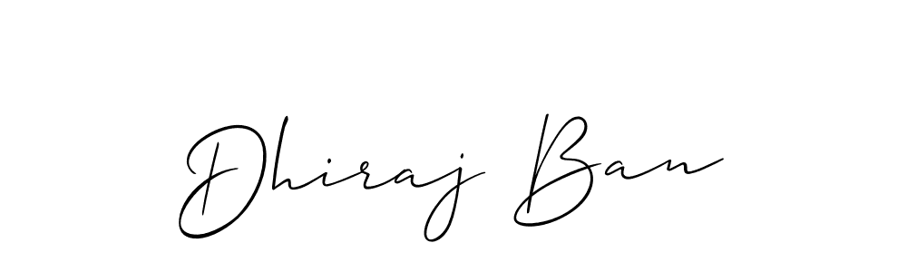 Best and Professional Signature Style for Dhiraj Ban. Allison_Script Best Signature Style Collection. Dhiraj Ban signature style 2 images and pictures png