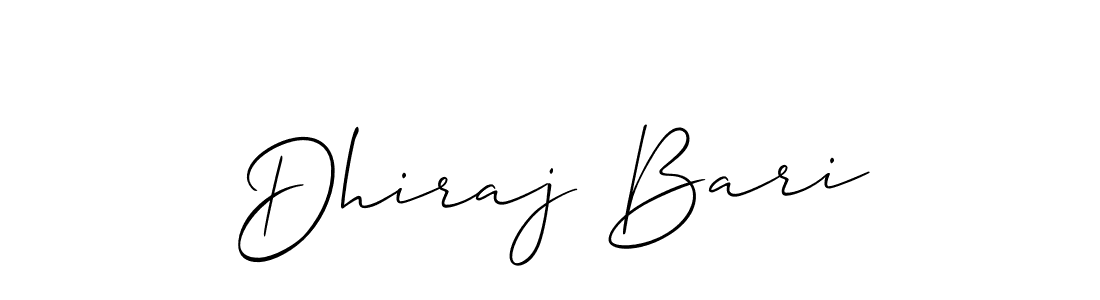 Once you've used our free online signature maker to create your best signature Allison_Script style, it's time to enjoy all of the benefits that Dhiraj Bari name signing documents. Dhiraj Bari signature style 2 images and pictures png