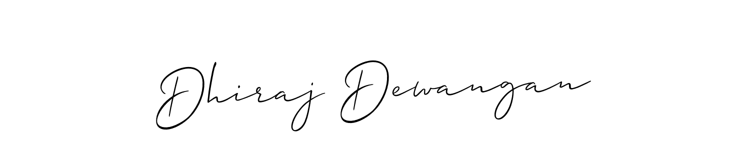 How to Draw Dhiraj Dewangan signature style? Allison_Script is a latest design signature styles for name Dhiraj Dewangan. Dhiraj Dewangan signature style 2 images and pictures png