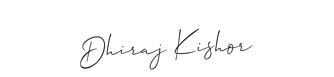 Make a beautiful signature design for name Dhiraj Kishor. Use this online signature maker to create a handwritten signature for free. Dhiraj Kishor signature style 2 images and pictures png