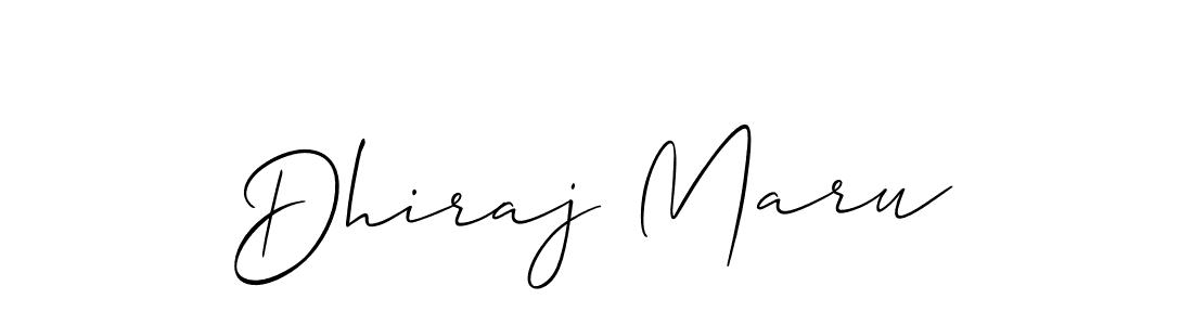 Similarly Allison_Script is the best handwritten signature design. Signature creator online .You can use it as an online autograph creator for name Dhiraj Maru. Dhiraj Maru signature style 2 images and pictures png