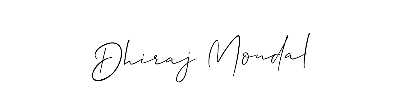 Make a beautiful signature design for name Dhiraj Mondal. Use this online signature maker to create a handwritten signature for free. Dhiraj Mondal signature style 2 images and pictures png