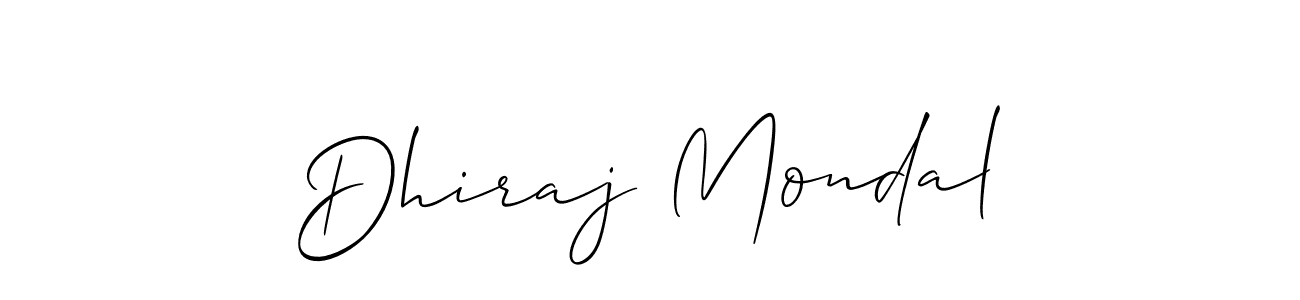 Make a beautiful signature design for name Dhiraj Mondal. Use this online signature maker to create a handwritten signature for free. Dhiraj Mondal signature style 2 images and pictures png