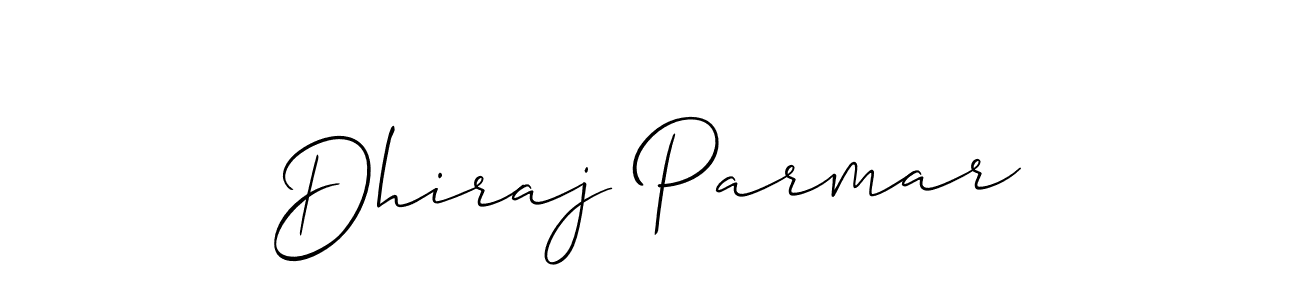 This is the best signature style for the Dhiraj Parmar name. Also you like these signature font (Allison_Script). Mix name signature. Dhiraj Parmar signature style 2 images and pictures png