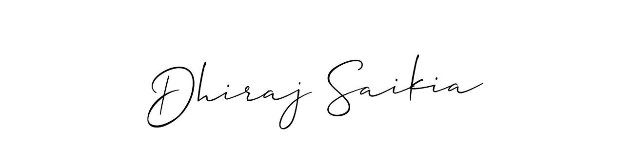You can use this online signature creator to create a handwritten signature for the name Dhiraj Saikia. This is the best online autograph maker. Dhiraj Saikia signature style 2 images and pictures png