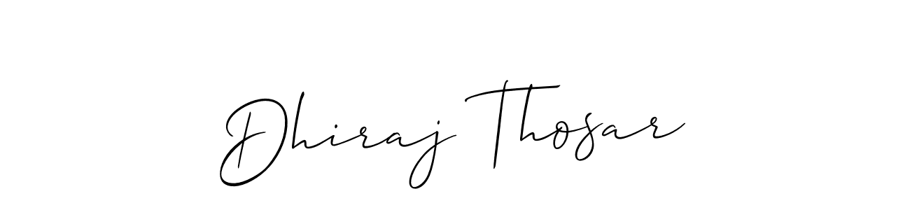 You can use this online signature creator to create a handwritten signature for the name Dhiraj Thosar. This is the best online autograph maker. Dhiraj Thosar signature style 2 images and pictures png