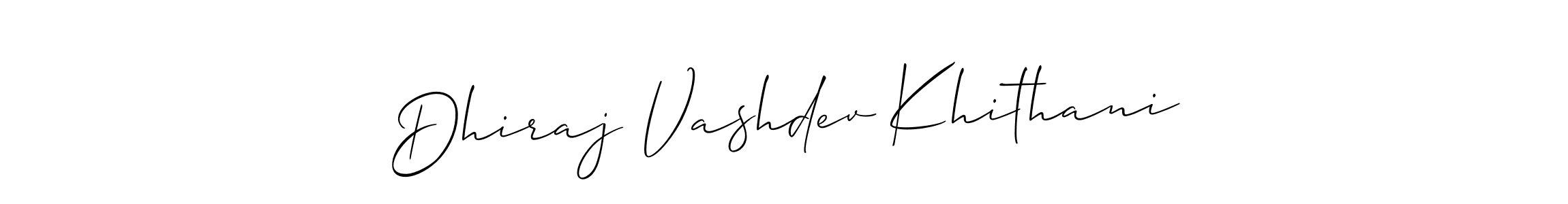 Here are the top 10 professional signature styles for the name Dhiraj Vashdev Khithani. These are the best autograph styles you can use for your name. Dhiraj Vashdev Khithani signature style 2 images and pictures png