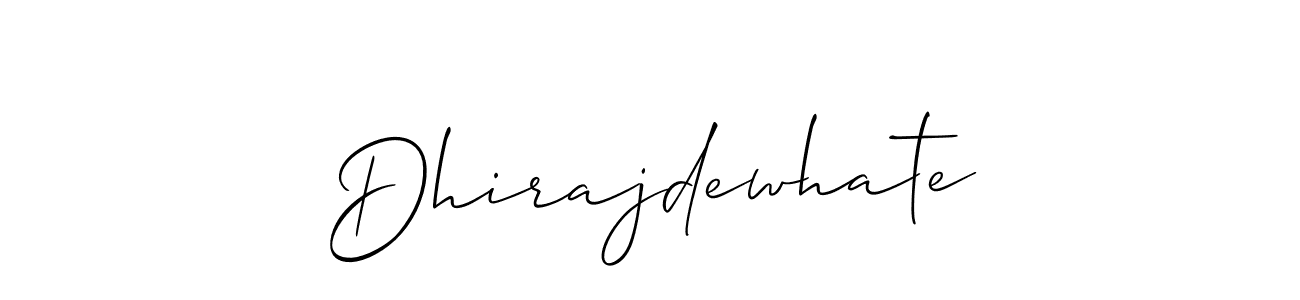 if you are searching for the best signature style for your name Dhirajdewhate. so please give up your signature search. here we have designed multiple signature styles  using Allison_Script. Dhirajdewhate signature style 2 images and pictures png