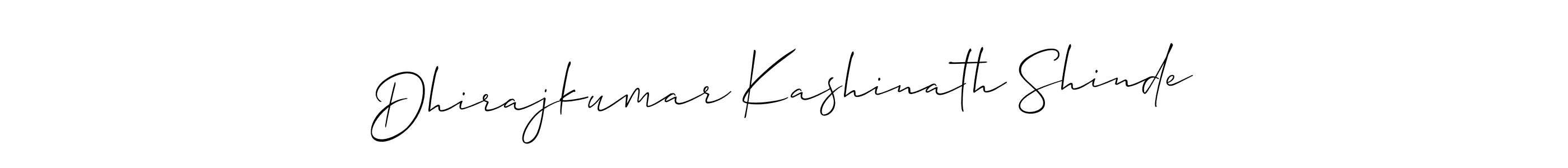 How to Draw Dhirajkumar Kashinath Shinde signature style? Allison_Script is a latest design signature styles for name Dhirajkumar Kashinath Shinde. Dhirajkumar Kashinath Shinde signature style 2 images and pictures png